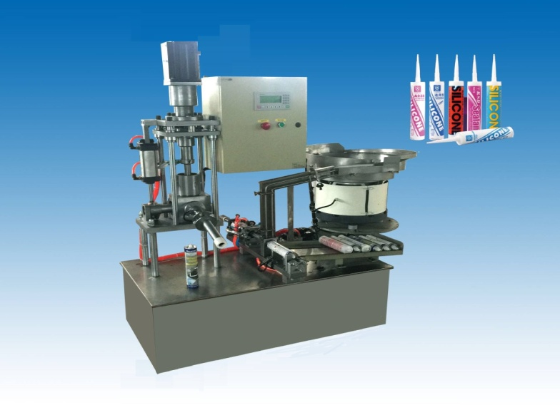 塑料管玻璃胶灌装压盖机